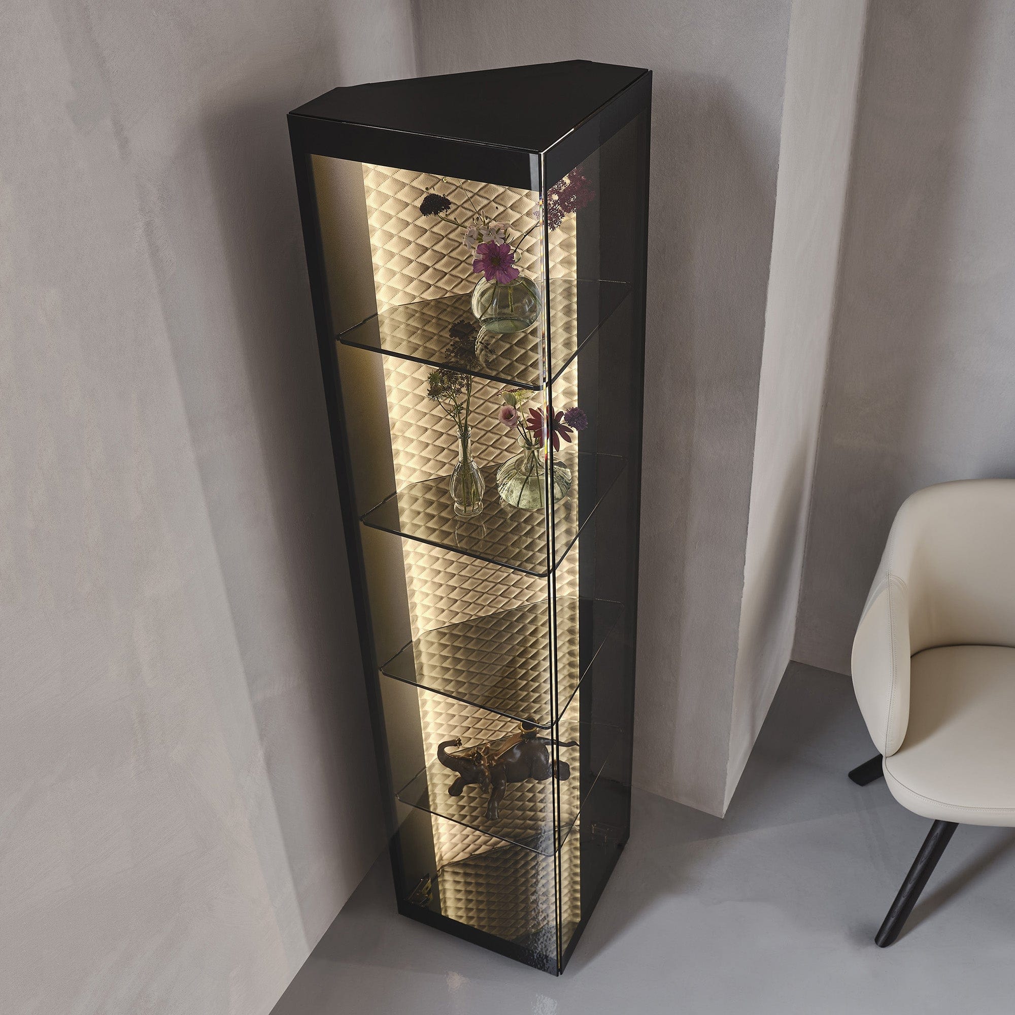 Cattelan Italia Atelier - Display Cabinet With LED Lighting - Image 3