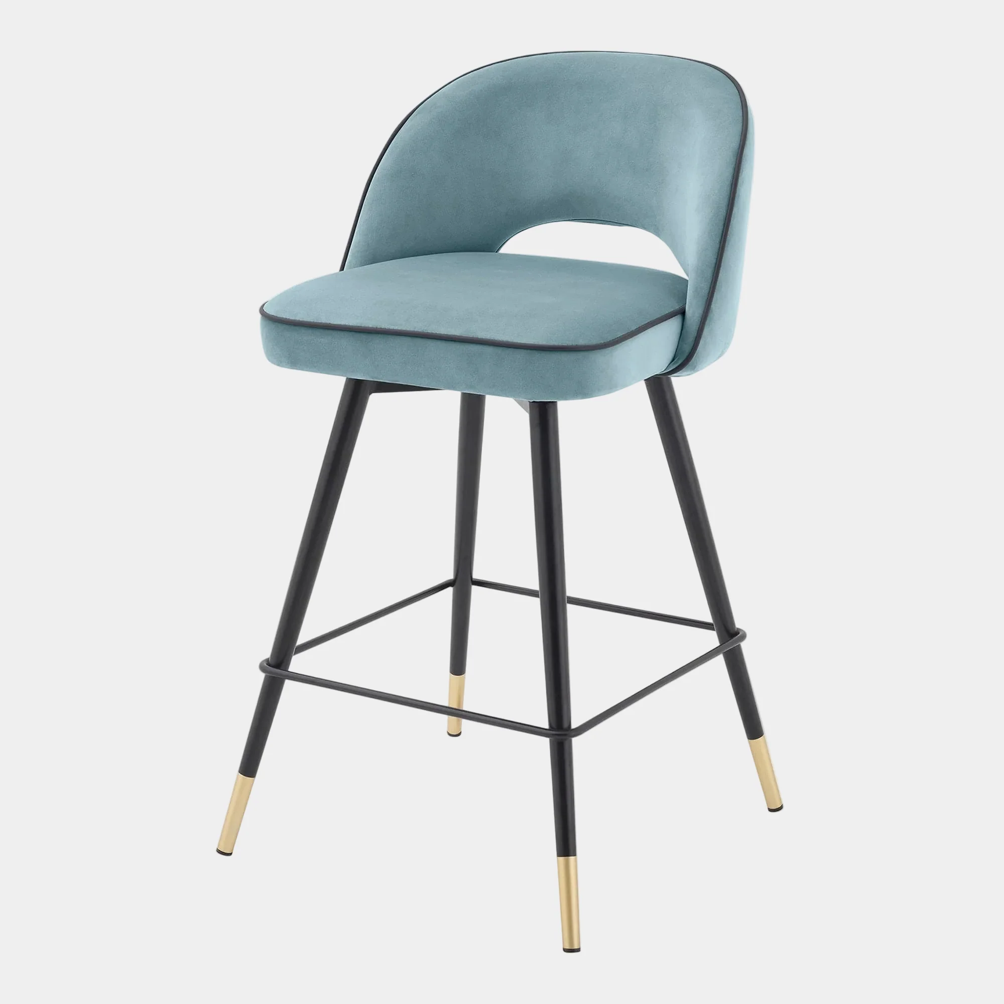 Eichholtz Cliff - Swivel Bar Stools Set Of 2, Fabric - Image 10