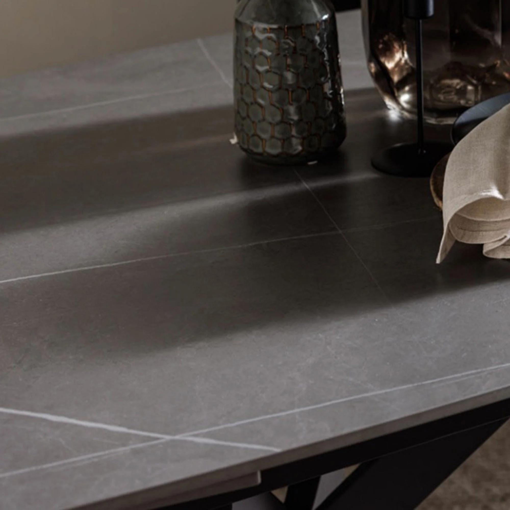 Loire - Stone Effect Extending Dining Table - Image 4