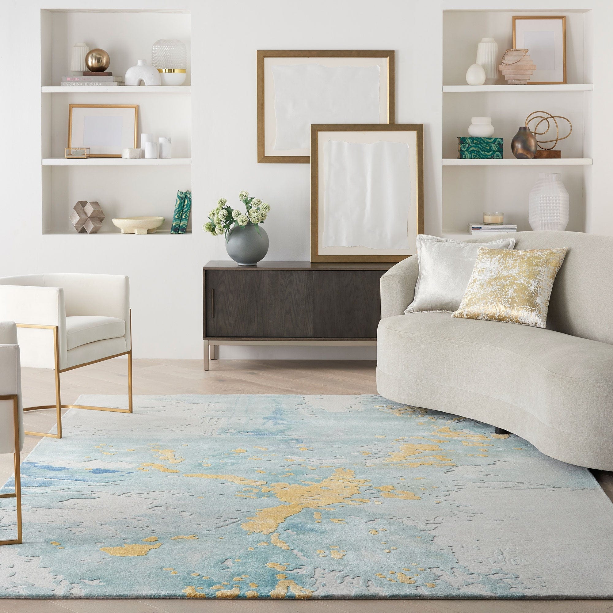 Prismatic - Rug PRS26 Sea Foam Gold - Image 6