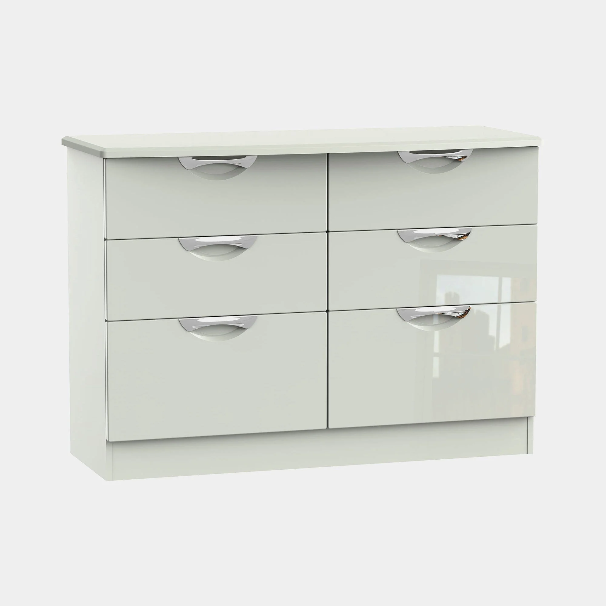 Stanford - 6 Drawer Chest of Drawers, Midi - Image 3